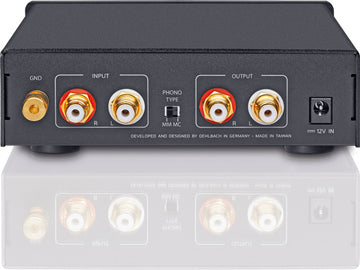 Oehlbach XXL PHONO PRE AMP ULTRA conexiones