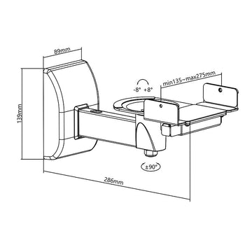 Norstone Speaker Wall Mount