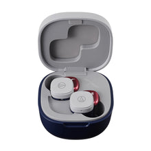 Cargar imagen en el visor de la galería, Audio-Technica ATH-SQ1TW rojo azul estuche
