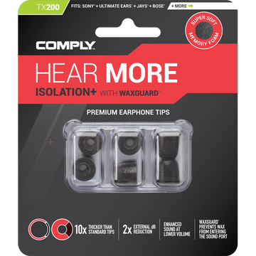 Comply Isolation+ Series TX-500 paquete