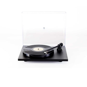 Rega Planar 1 Negro mate frontal
