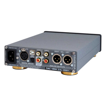 Vioelectric DAC V850 conexiones perfil